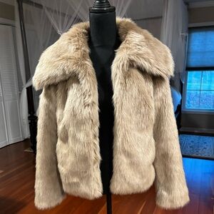 Faux fur coat